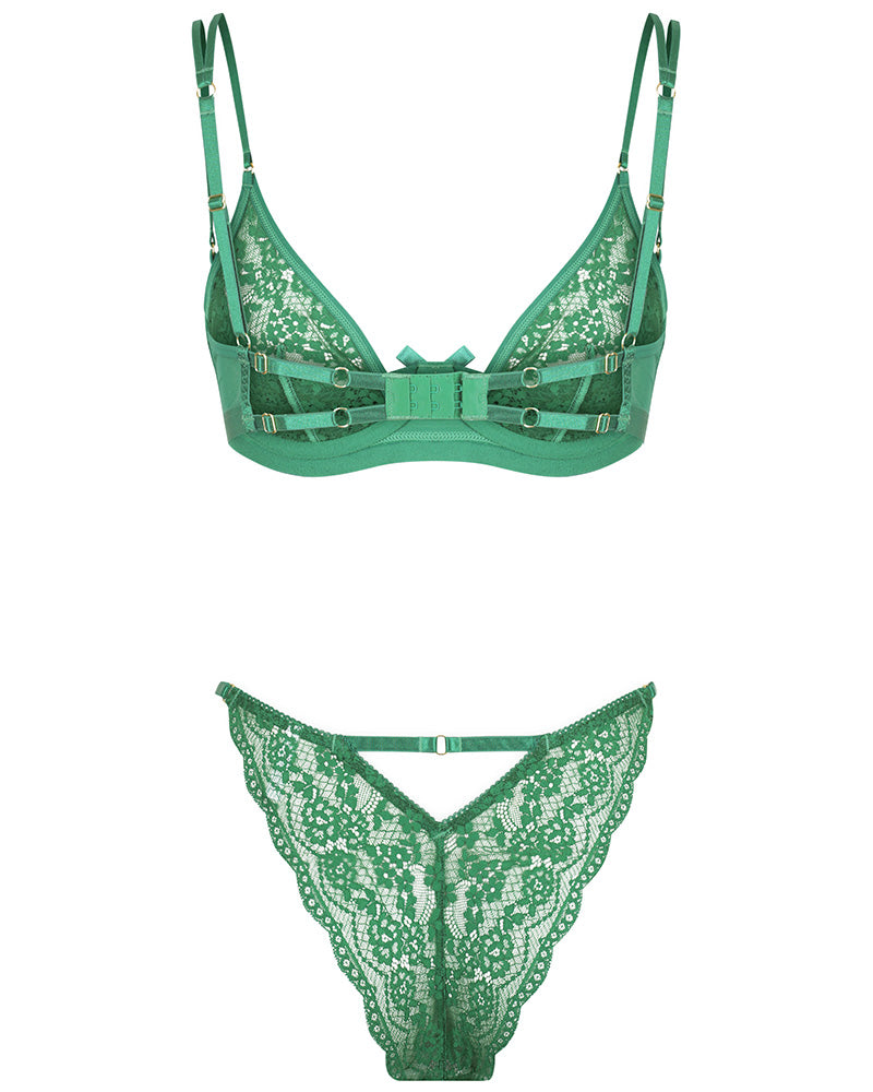 Bailey Set Green - Forever and a day intimates