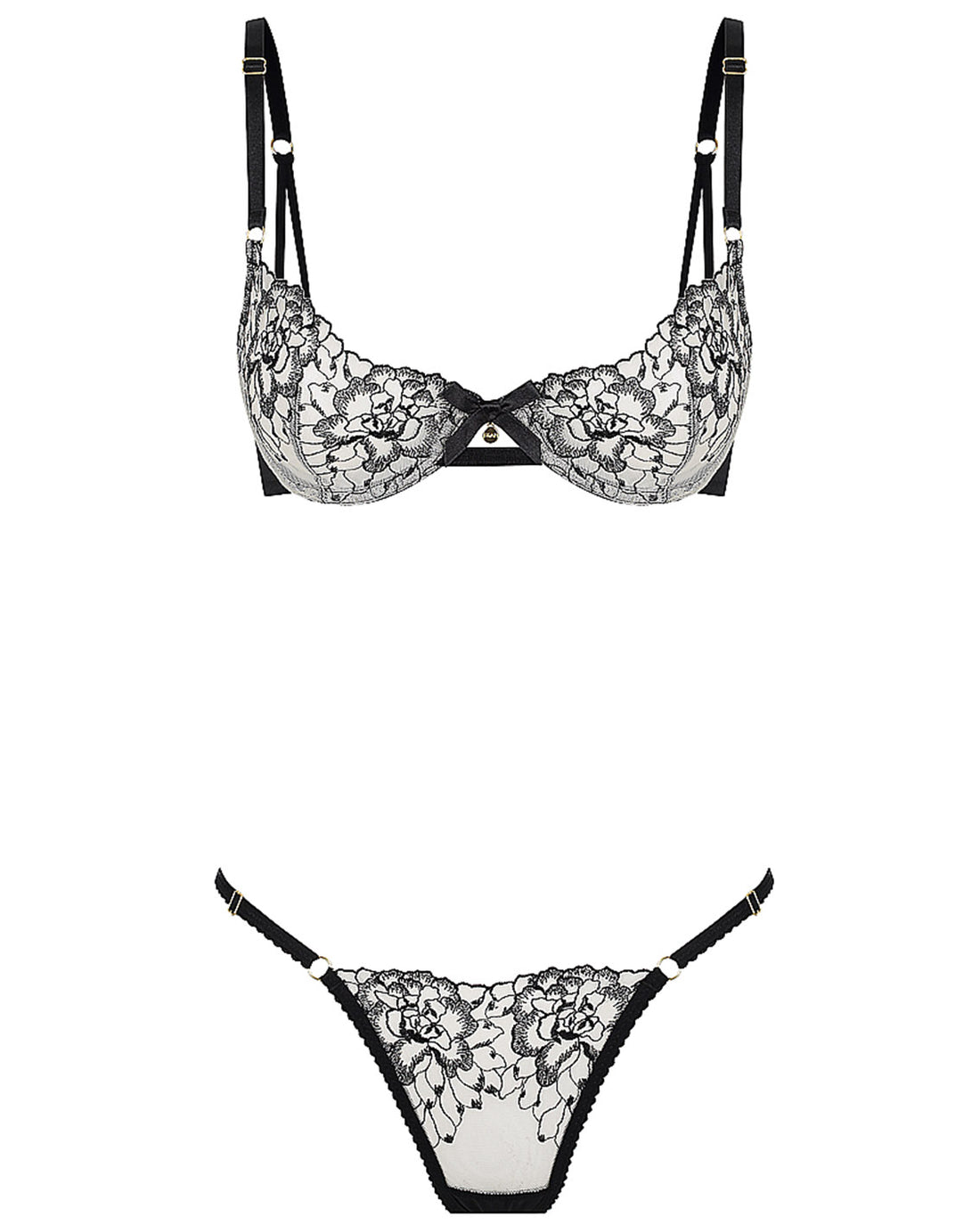 Hailey Set Black - Forever and a day intimates