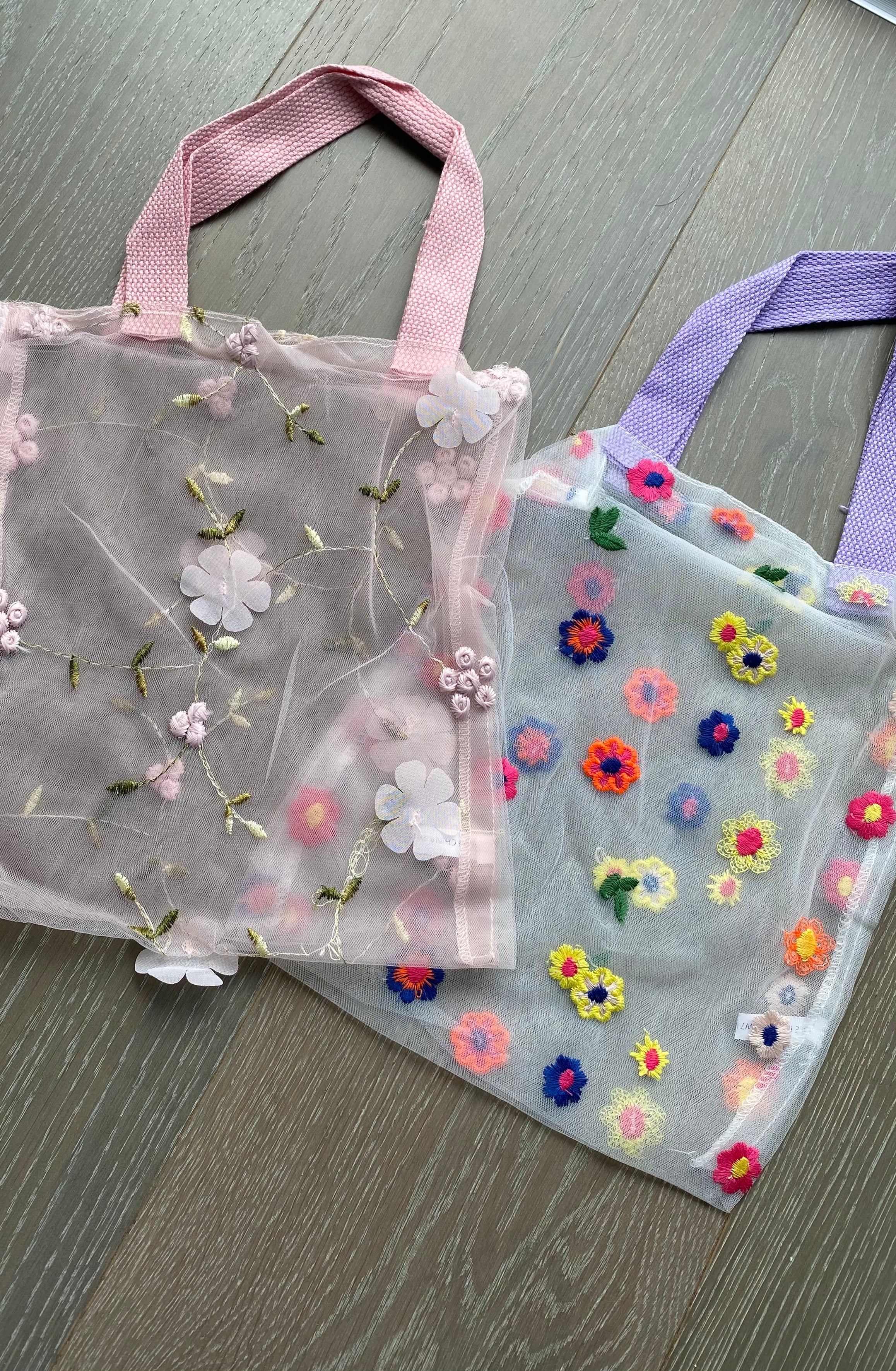 Embroidered Organza Bag