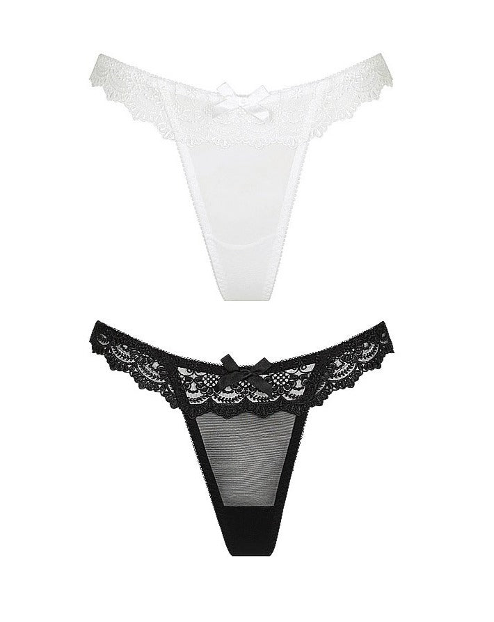 Riley Panty Two Pack - Black & White